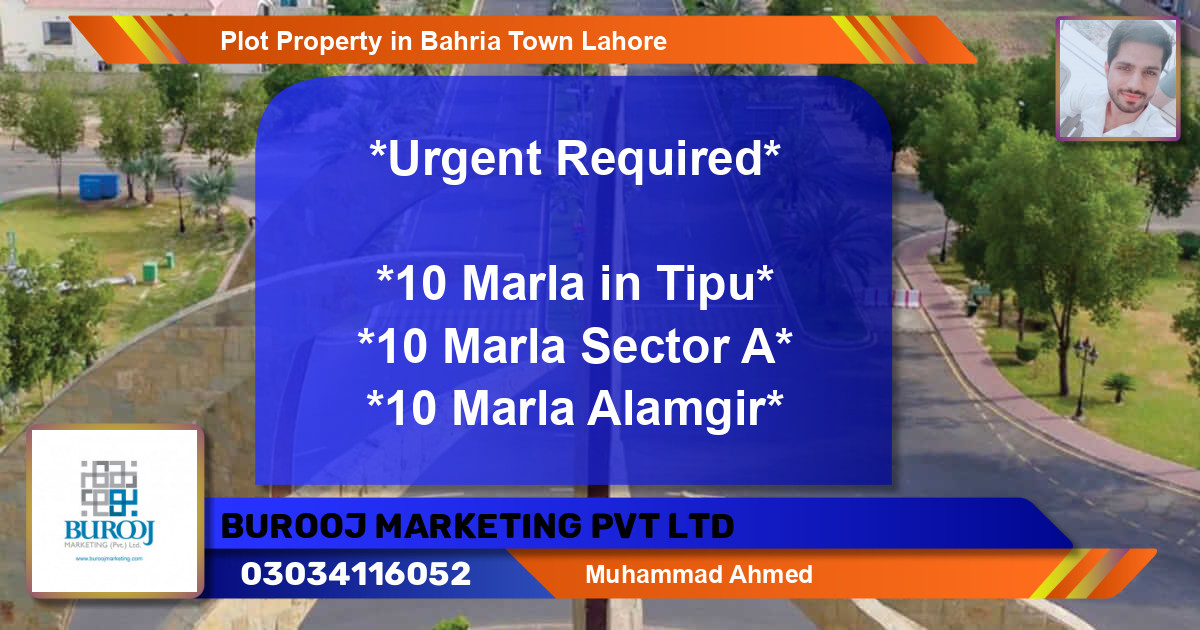 Residential Plot for Sale in Bahria Town, Lahore - (BP-81587)