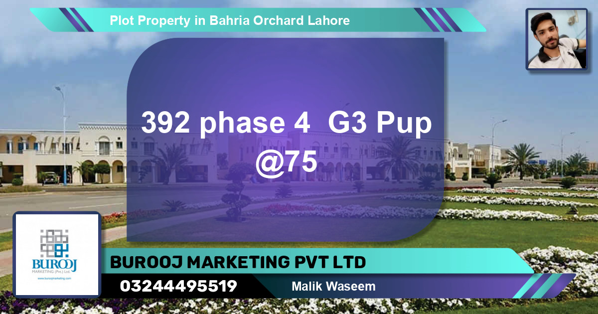 Residential Plot for Sale in Bahria Orchard, Lahore - (BP-81606)