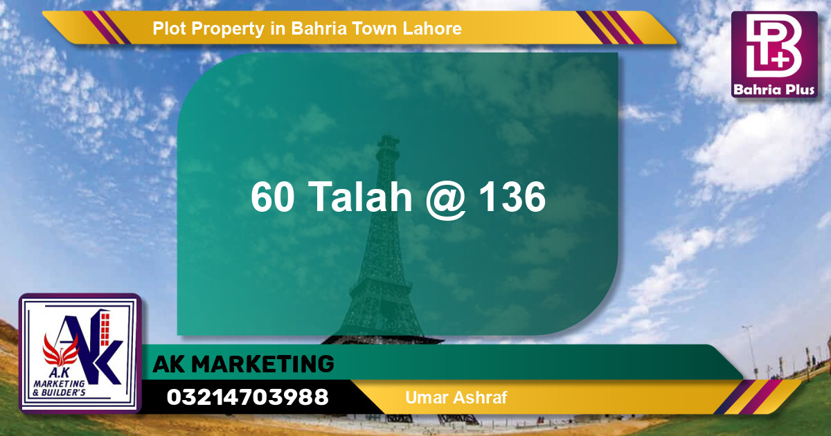 Residential Plot for Sale in Bahria Town, Lahore - (BP-81643)