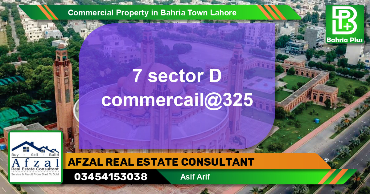 Commercial Property for Sale in Bahria Town, Lahore - (BP-81690)