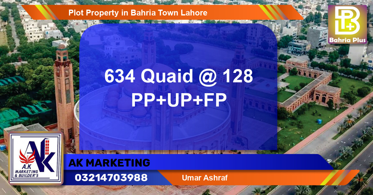 Residential Plot for Sale in Bahria Town, Lahore - (BP-81700)