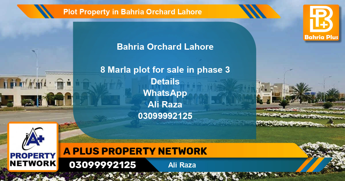 Residential Plot for Sale in Bahria Orchard, Lahore - (BP-81727)