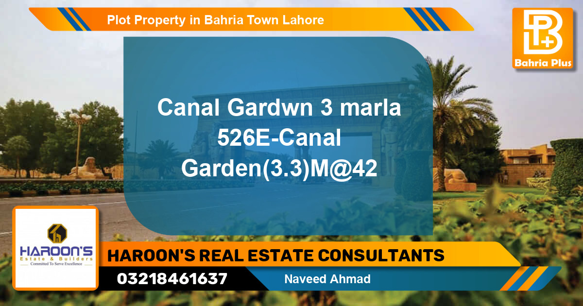 Residential Plot for Sale in Bahria Town, Lahore - (BP-81971)