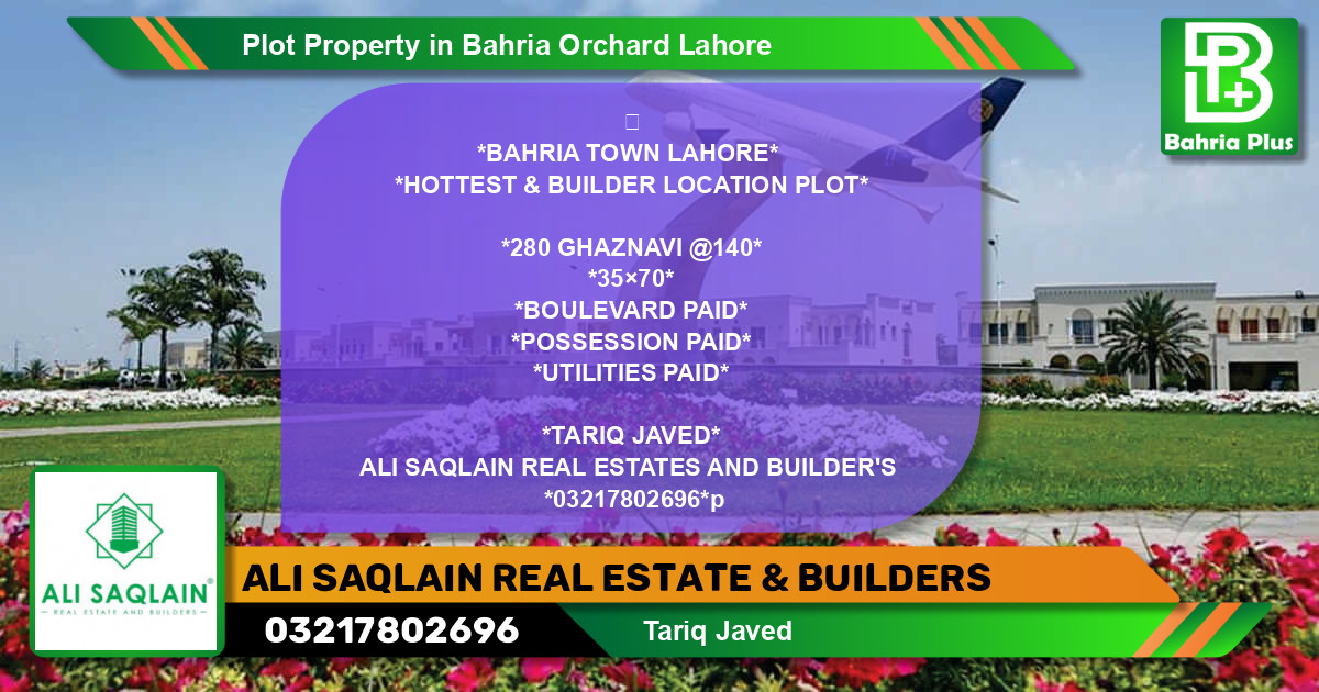 Residential Plot for Sale in Bahria Orchard, Lahore - (BP-82112)