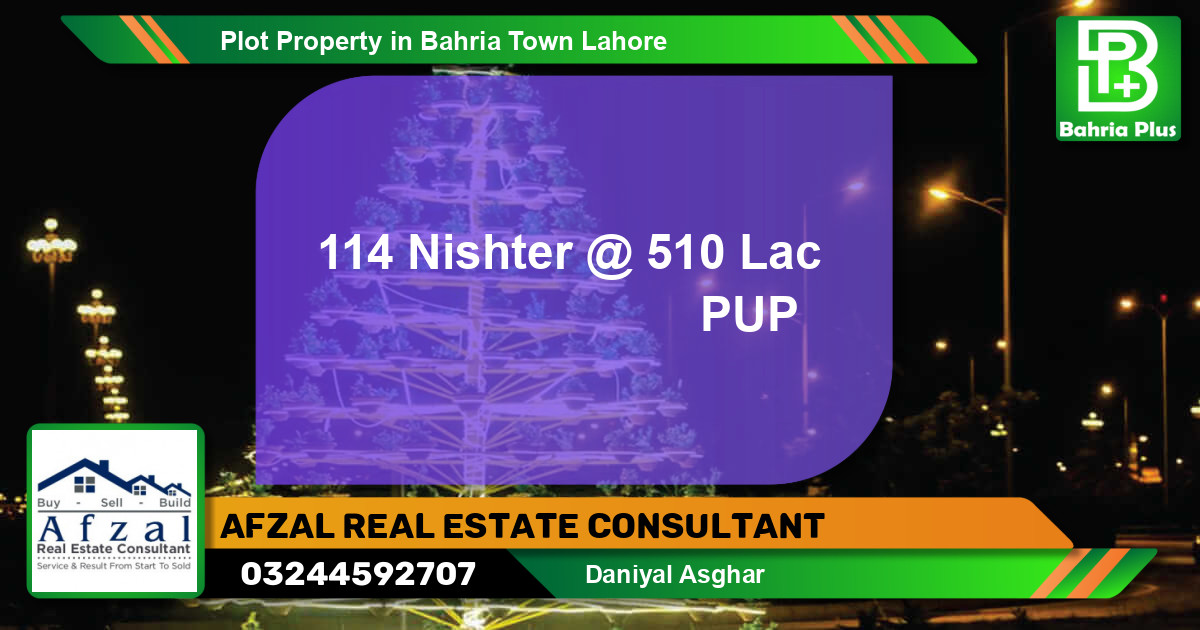 Residential Plot for Sale in Bahria Town, Lahore - (BP-82303)