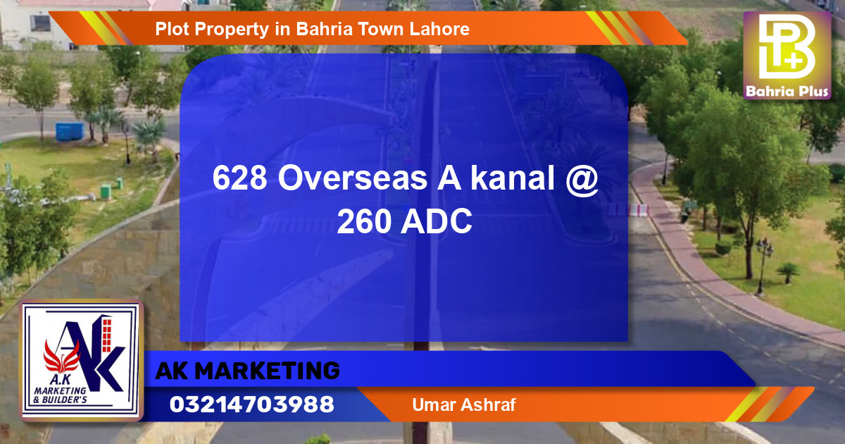 Residential Plot for Sale in Bahria Town, Lahore - (BP-82350)