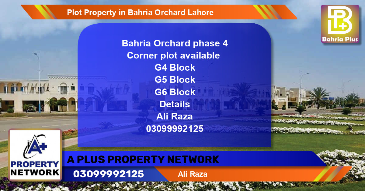 Residential Plot for Sale in Bahria Orchard, Lahore - (BP-82358)