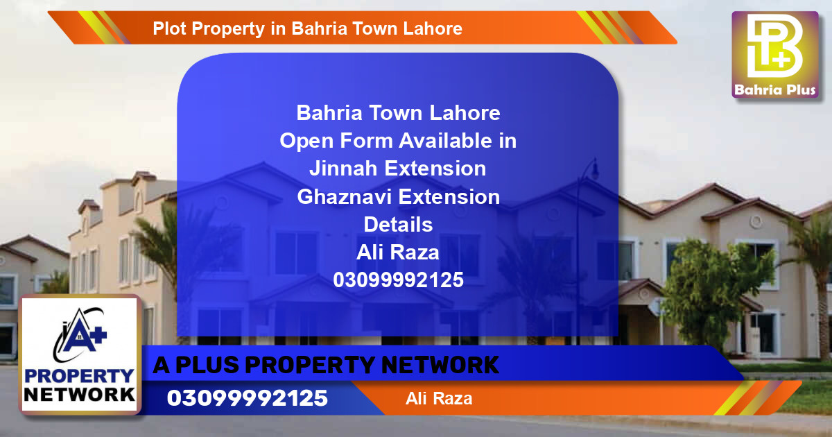 Residential Plot for Sale in Bahria Town, Lahore - (BP-82360)