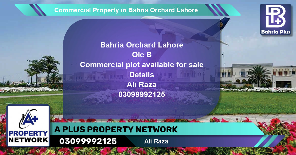 Commercial Property for Sale in Bahria Orchard, Lahore - (BP-82361)