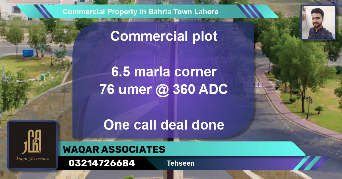 Commercial Property for Sale in Bahria Town, Lahore - (BP-82375)