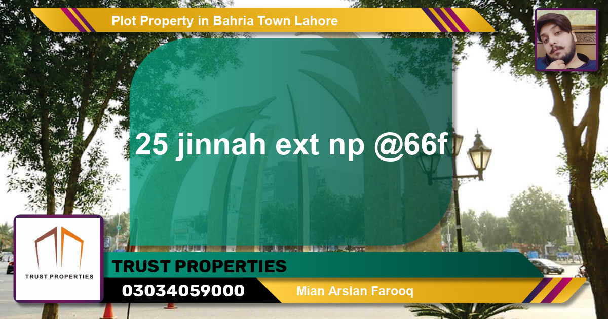 Residential Plot for Sale in Bahria Town, Lahore - (BP-82383)