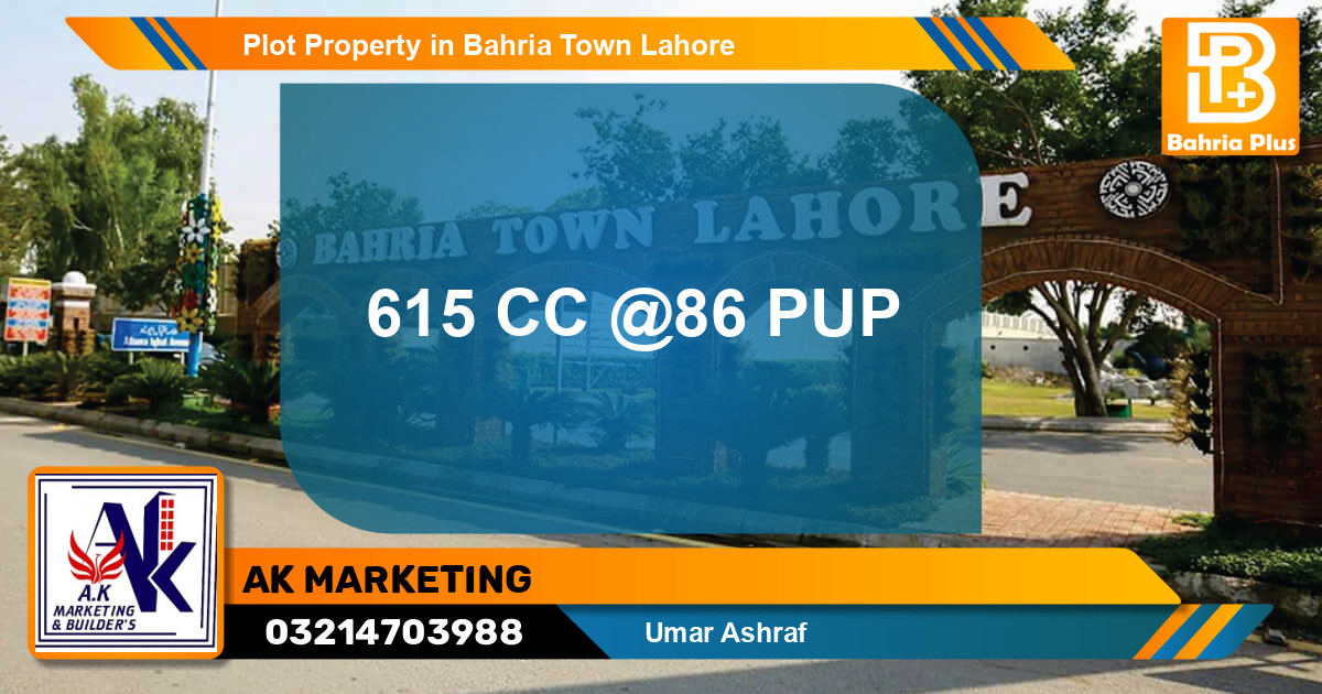 Residential Plot for Sale in Bahria Town, Lahore - (BP-82417)