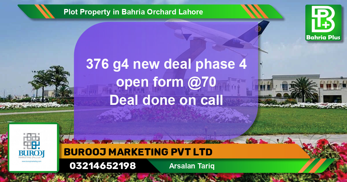 Residential Plot for Sale in Bahria Orchard, Lahore - (BP-82469)