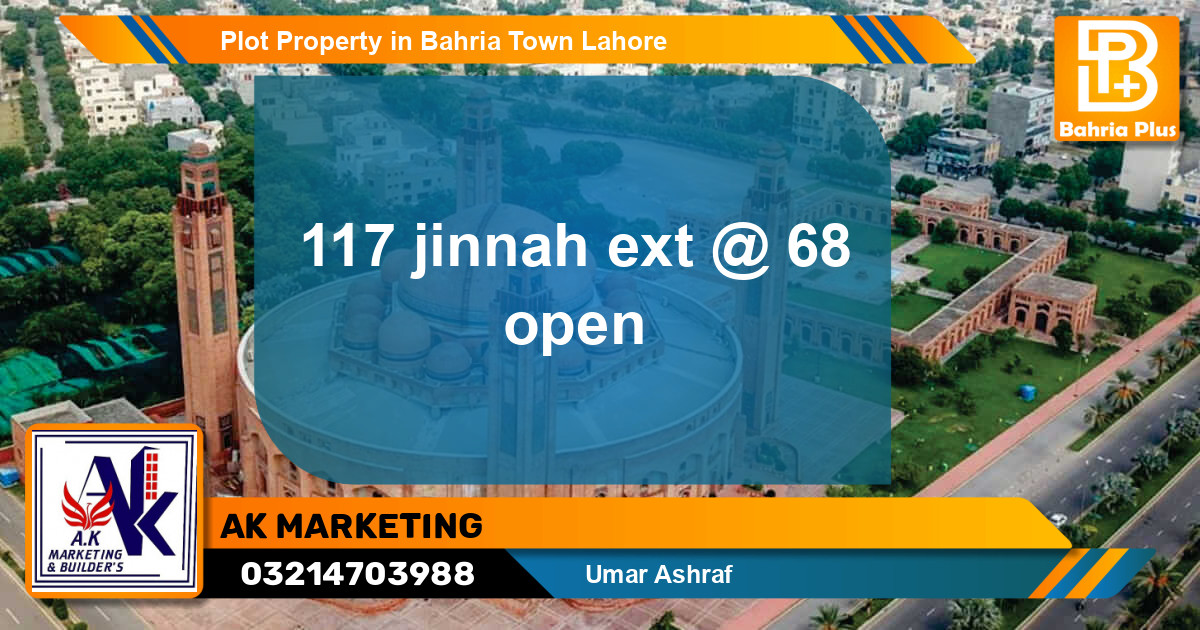 Residential Plot for Sale in Bahria Town, Lahore - (BP-82485)