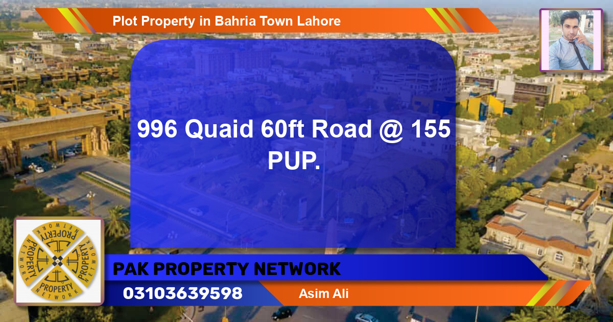 Residential Plot for Sale in Bahria Town, Lahore - (BP-82508)