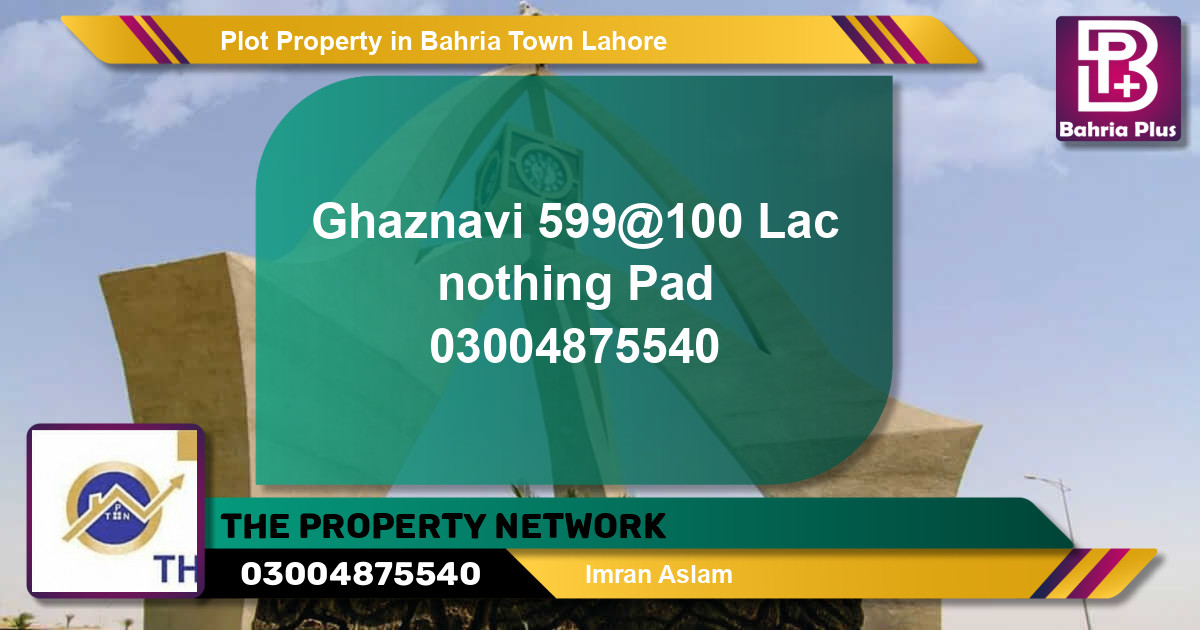 Residential Plot for Sale in Bahria Town, Lahore - (BP-82513)