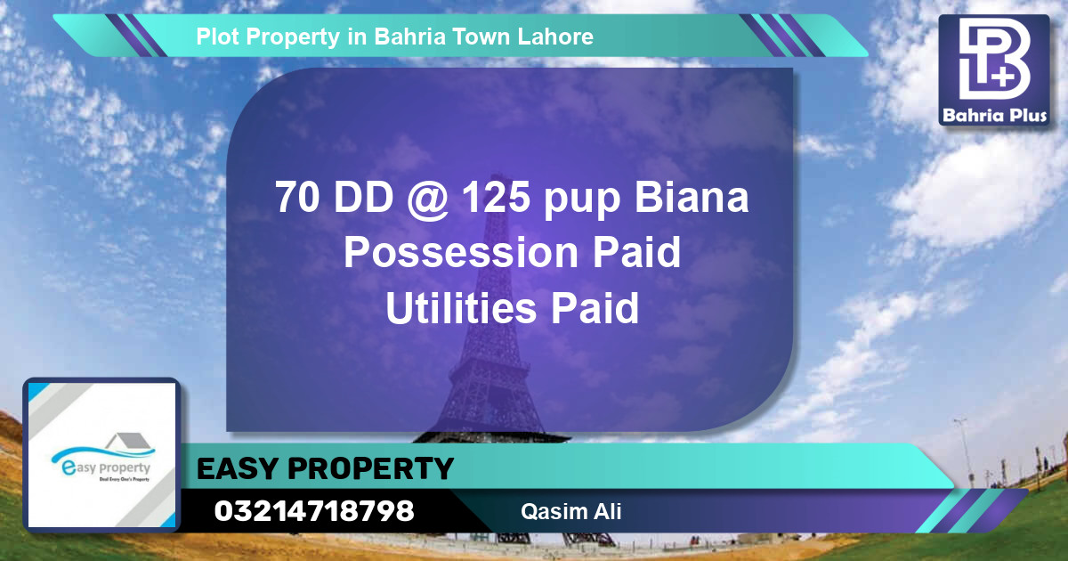 Residential Plot for Sale in Bahria Town, Lahore - (BP-82528)