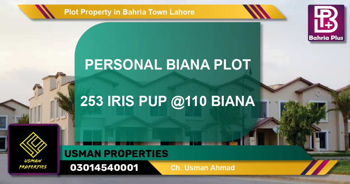 Residential Plot for Sale in Bahria Town, Lahore - (BP-82677)