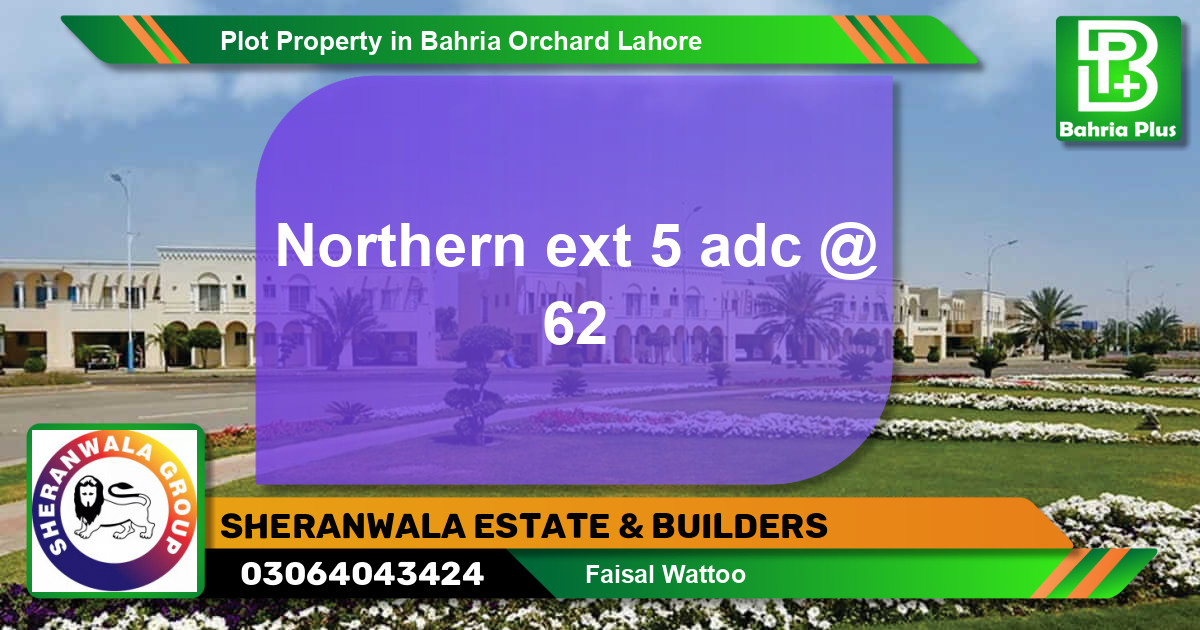 Residential Plot for Sale in Bahria Orchard, Lahore - (BP-82730)