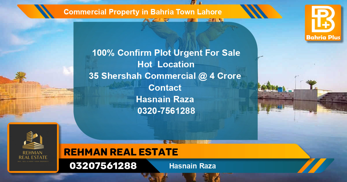 Commercial Property for Sale in Bahria Town, Lahore - (BP-82812)
