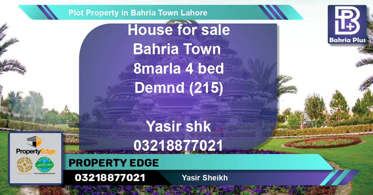 Residential Plot for Sale in Bahria Town, Lahore - (BP-82853)