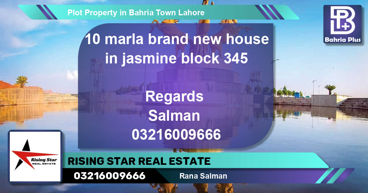 Residential Plot for Sale in Bahria Town, Lahore - (BP-82859)