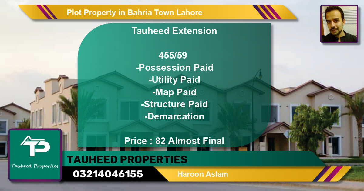 Residential Plot for Sale in Bahria Town, Lahore - (BP-82911)