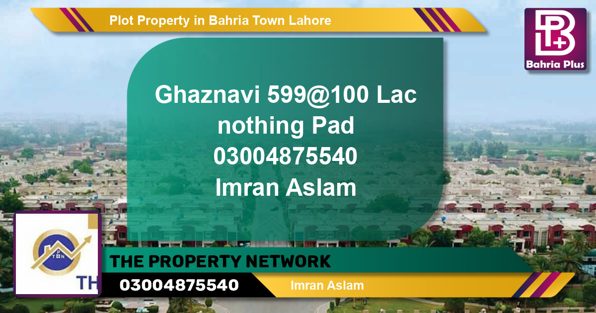 Residential Plot for Sale in Bahria Town, Lahore - (BP-83129)