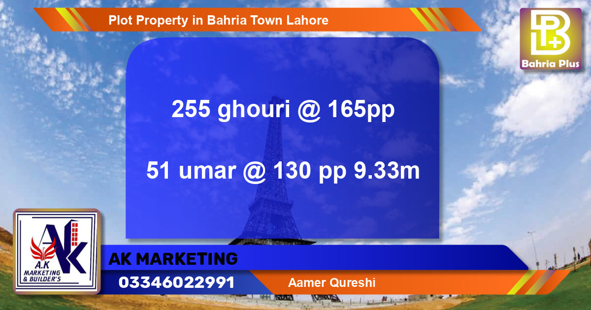 Residential Plot for Sale in Bahria Town, Lahore - (BP-83134)