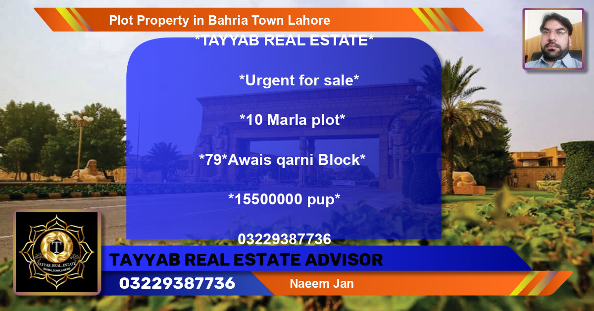 Residential Plot for Sale in Bahria Town, Lahore - (BP-83162)