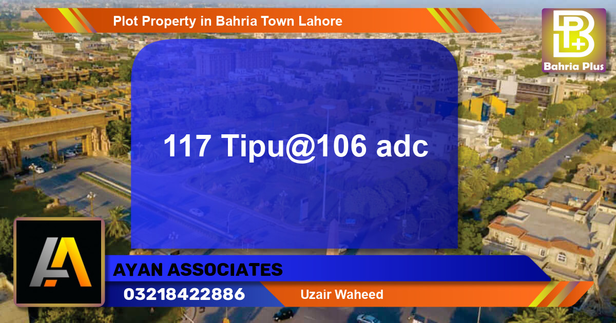 Residential Plot for Sale in Bahria Town, Lahore - (BP-83219)