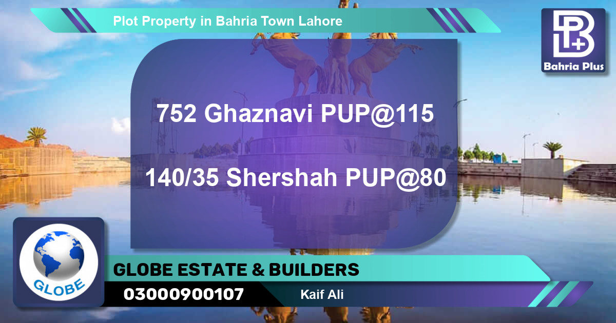 Residential Plot for Sale in Bahria Town, Lahore - (BP-83225)