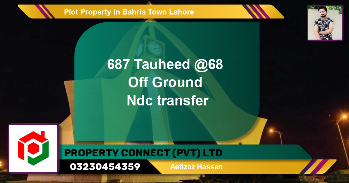 Residential Plot for Sale in Bahria Town, Lahore - (BP-83307)