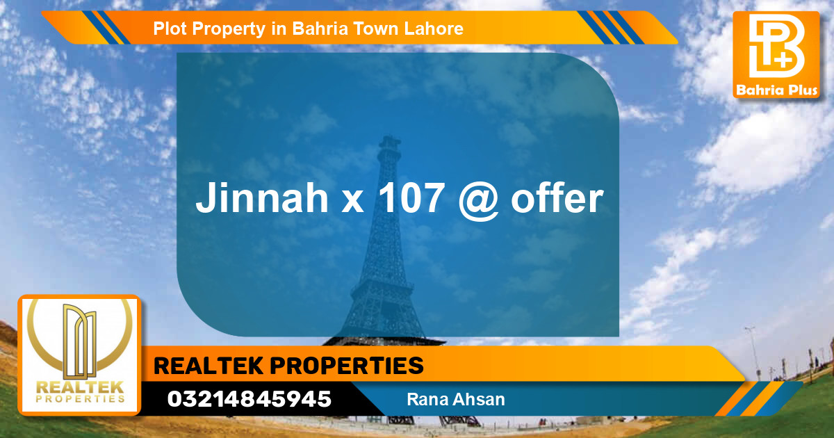 Residential Plot for Sale in Bahria Town, Lahore - (BP-83320)