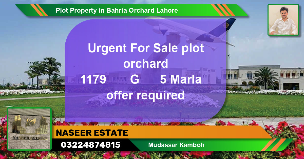 Residential Plot for Sale in Bahria Orchard, Lahore - (BP-83333)
