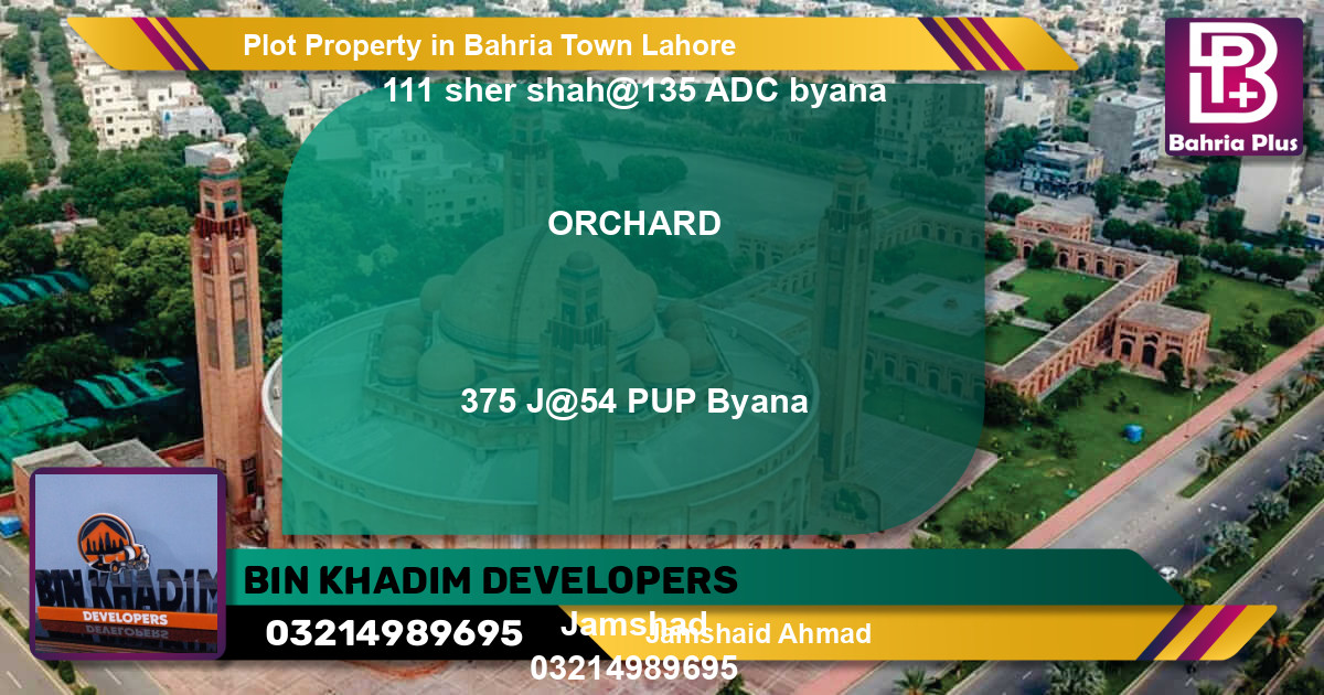 Residential Plot for Sale in Bahria Town, Lahore - (BP-83342)