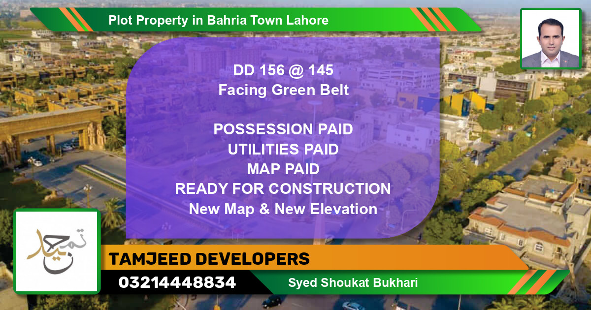 Residential Plot for Sale in Bahria Town, Lahore - (BP-83349)