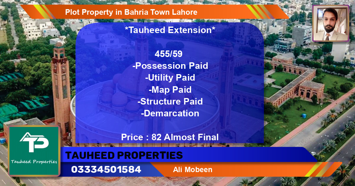 Residential Plot for Sale in Bahria Town, Lahore - (BP-83439)