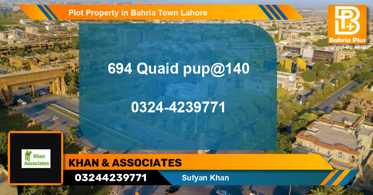 Residential Plot for Sale in Bahria Town, Lahore - (BP-83440)