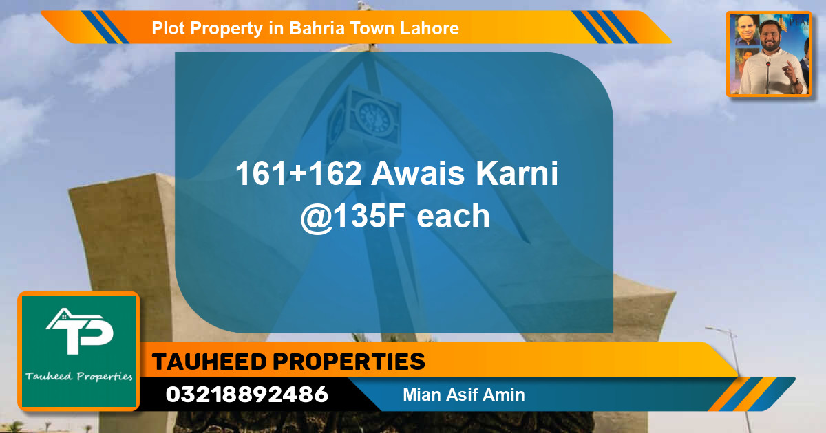 Residential Plot for Sale in Bahria Town, Lahore - (BP-83458)