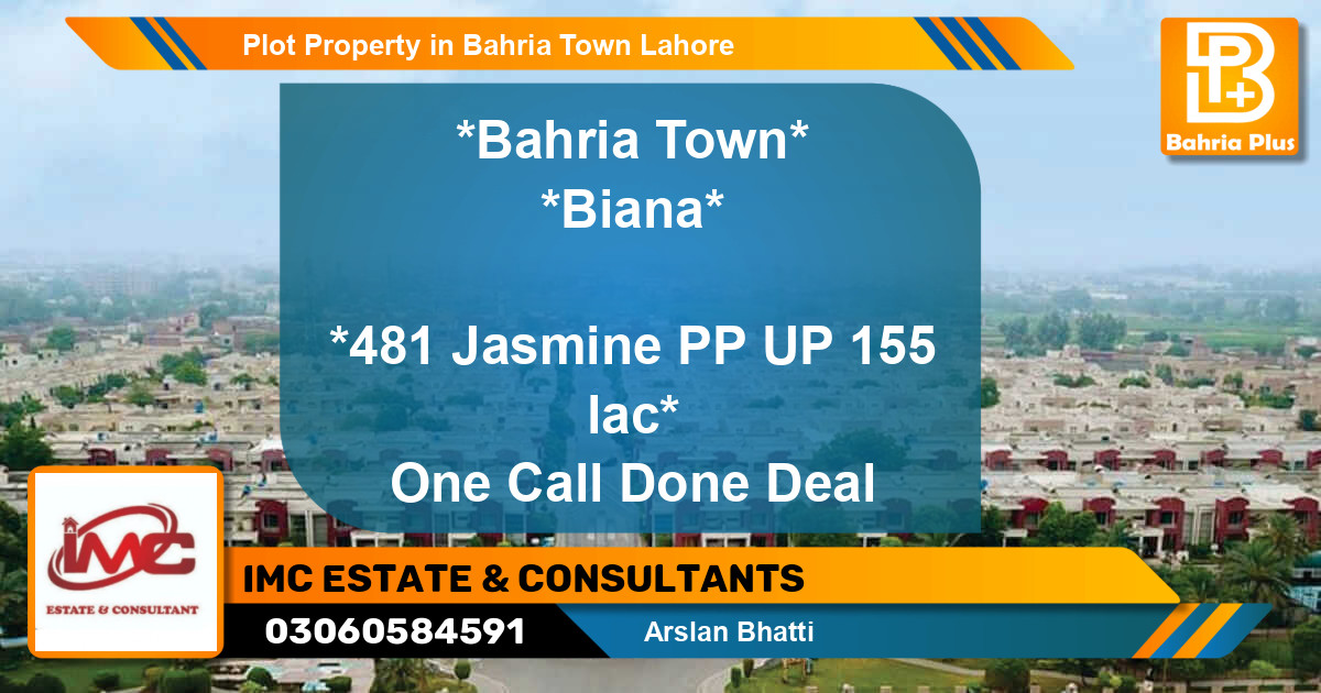Residential Plot for Sale in Bahria Town, Lahore - (BP-83461)