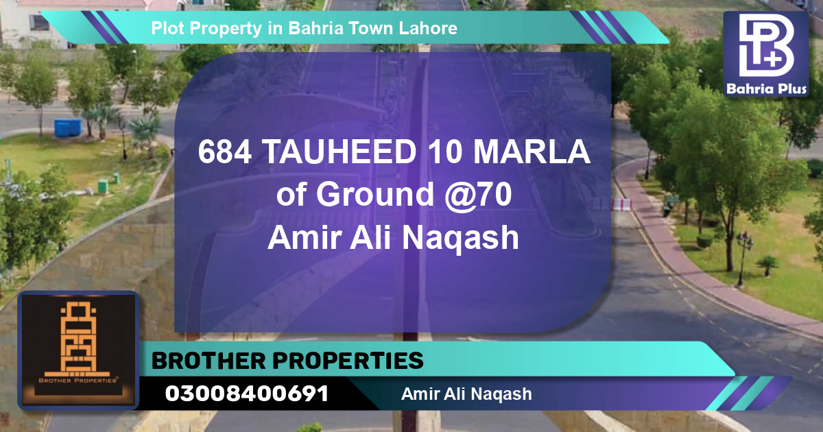 Residential Plot for Sale in Bahria Town, Lahore - (BP-83498)