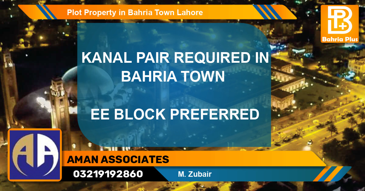 Residential Plot for Sale in Bahria Town, Lahore - (BP-83519)