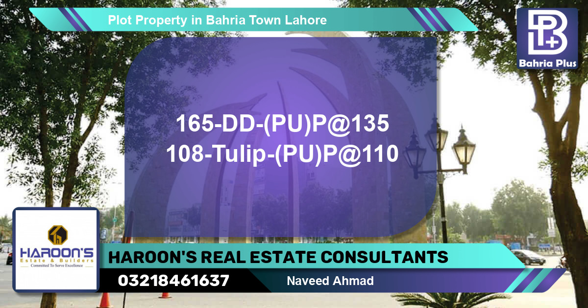 Residential Plot for Sale in Bahria Town, Lahore - (BP-83535)