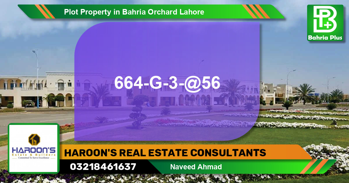 Residential Plot for Sale in Bahria Orchard, Lahore - (BP-83536)