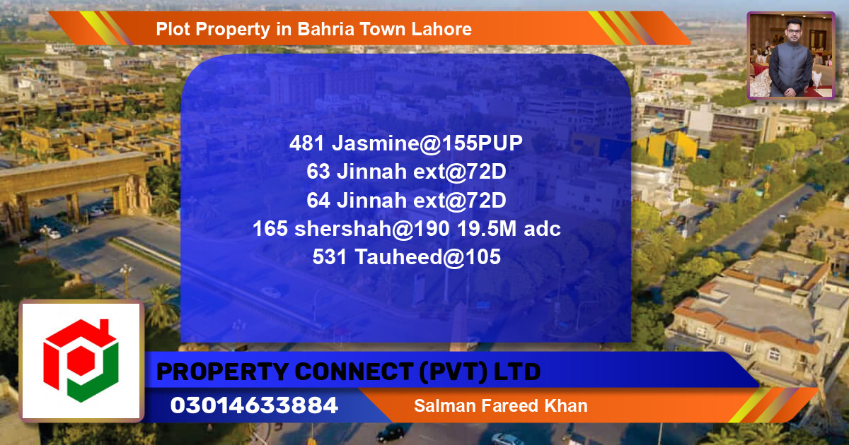 Residential Plot for Sale in Bahria Town, Lahore - (BP-83562)