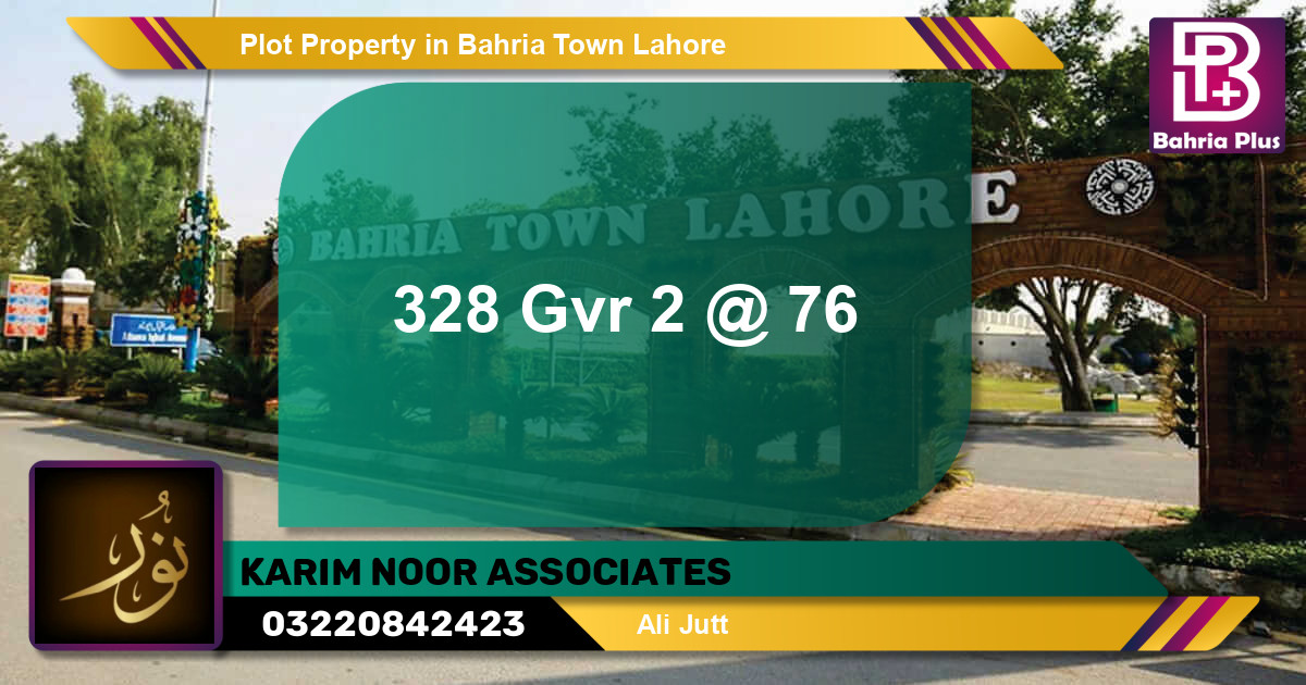 Residential Plot for Sale in Bahria Town, Lahore - (BP-83614)