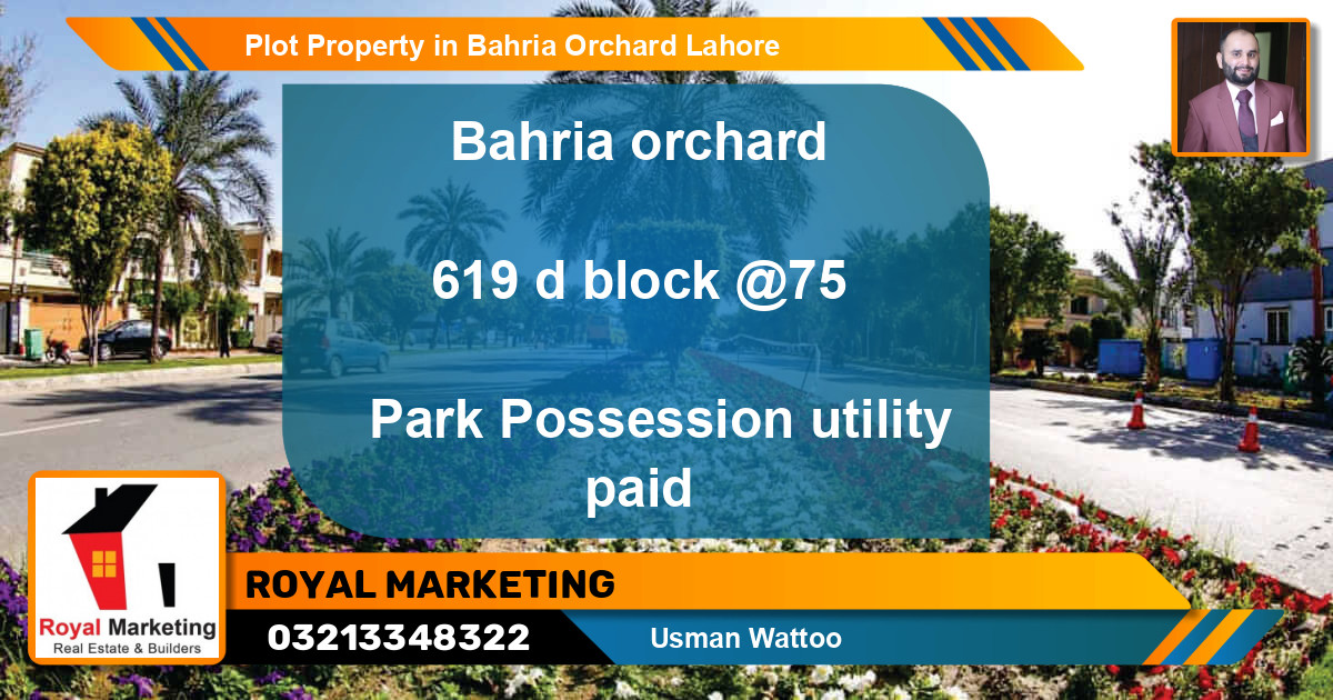 Residential Plot for Sale in Bahria Orchard, Lahore - (BP-83634)