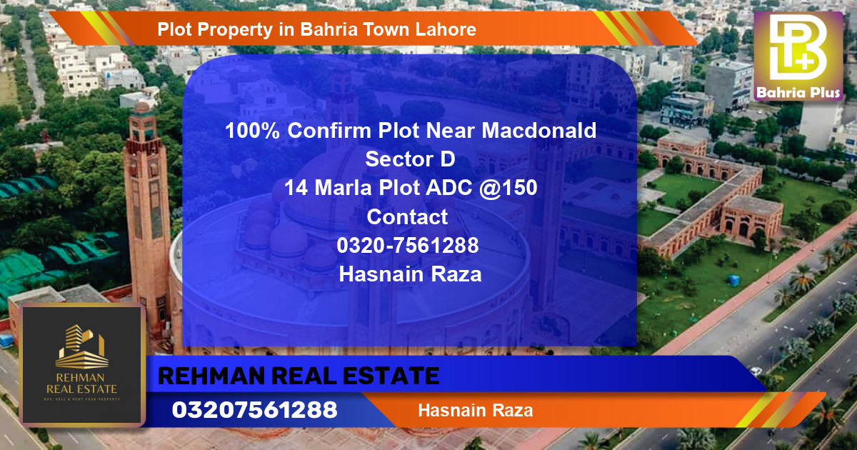 Residential Plot for Sale in Bahria Town, Lahore - (BP-83706)