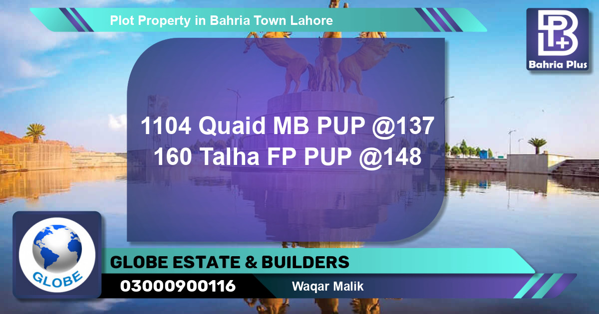 Residential Plot for Sale in Bahria Town, Lahore - (BP-83715)